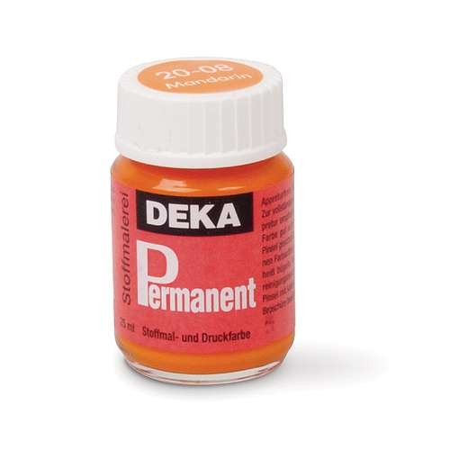 DEKA-Permanent Stoffmalfarbe 500ml. Dunkelbraun