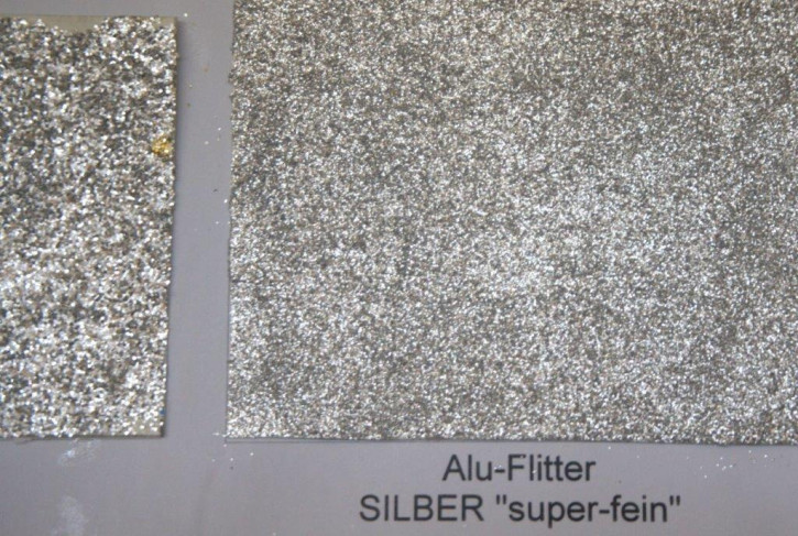 Alu-Flitter Silber super fein 100gr./10dag