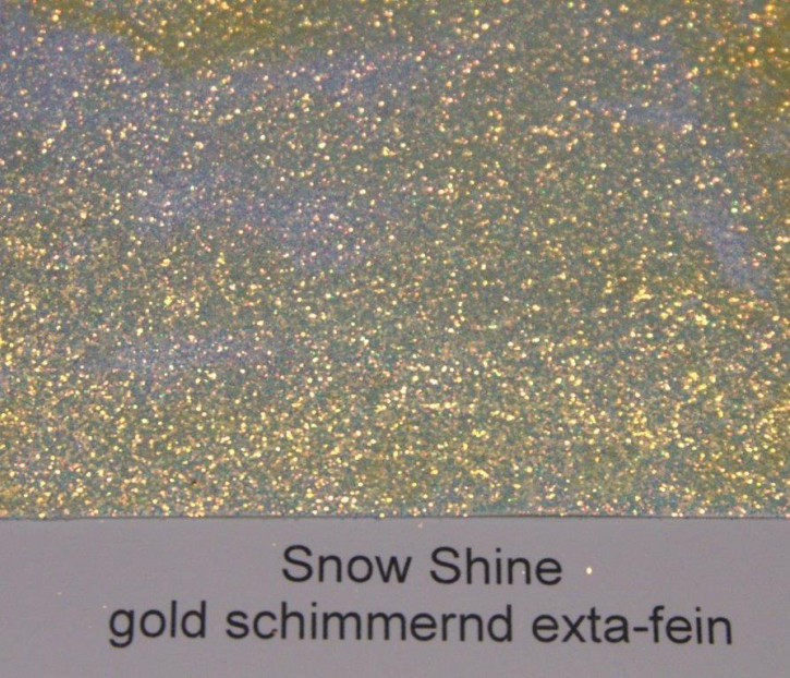 Snow-Shine-Flitter gold schimmernd fein 100gr./10dag