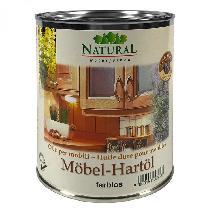 Natural Möbel-Hartöl 750ml.